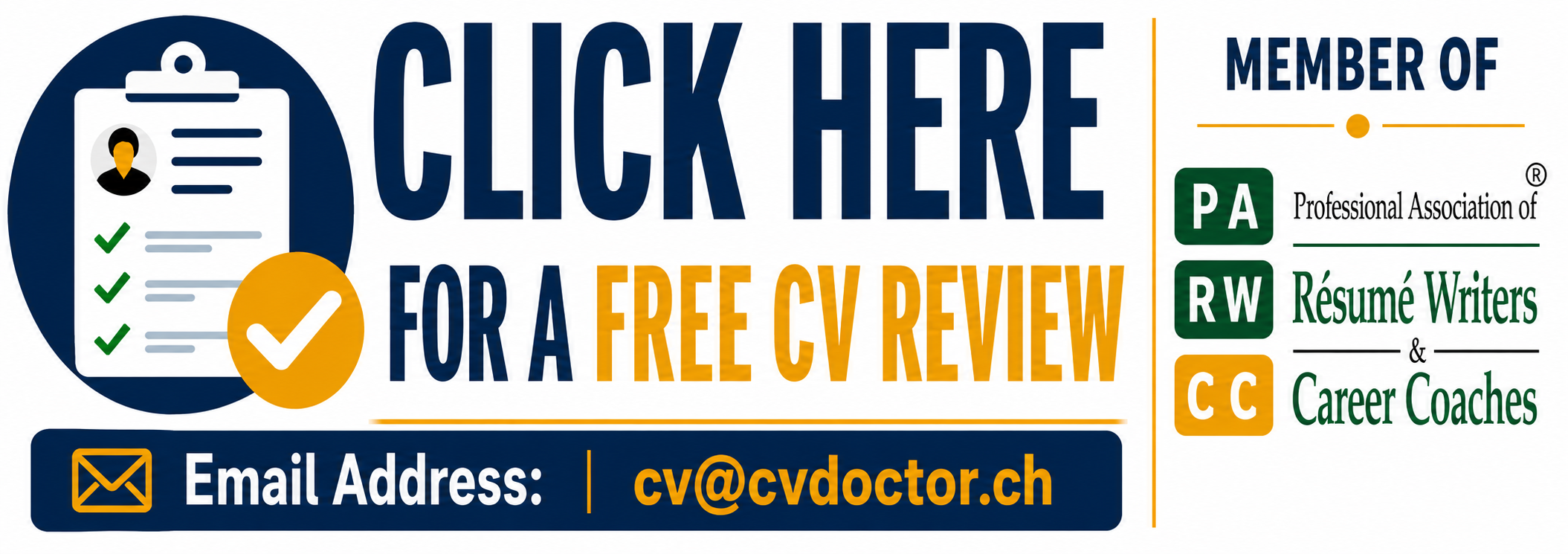 Free Professional CV Review Switzerland - The CV Doctor